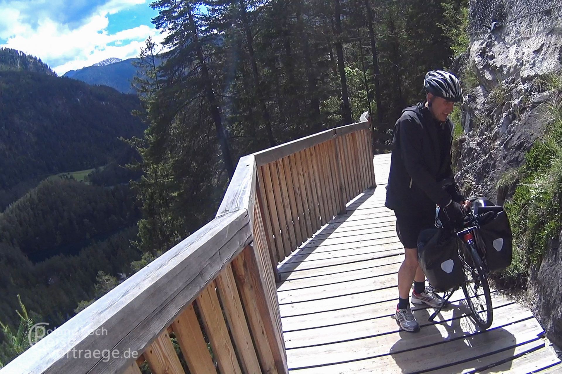 mit Kindern per Rad über die Alpen, Via Claudia Augusta, am Fernpass